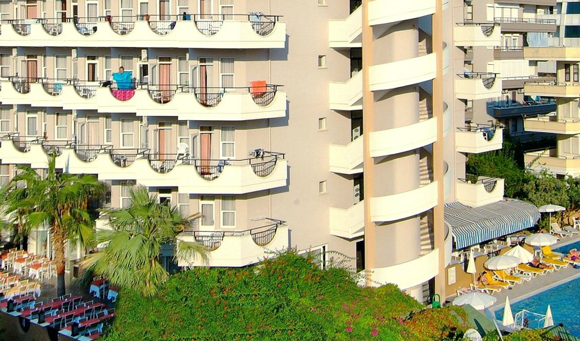Hedef Kleopatra Golden Sun Hotel Аланя Екстериор снимка